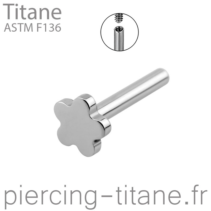 Labret base fleur - tailles au choix