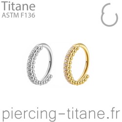 Clicker titane microbilles...