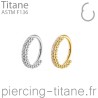 Clicker titane microbilles et cristaux - AN0004