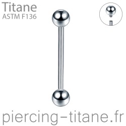 Piercing barre droite...