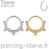 Clicker titane microbilles, triples microbilles et billes