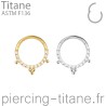 Clicker titane cristaux et microbilles par 3 et solo