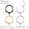 Clicker titane triple microbilles et microbilles symétriques