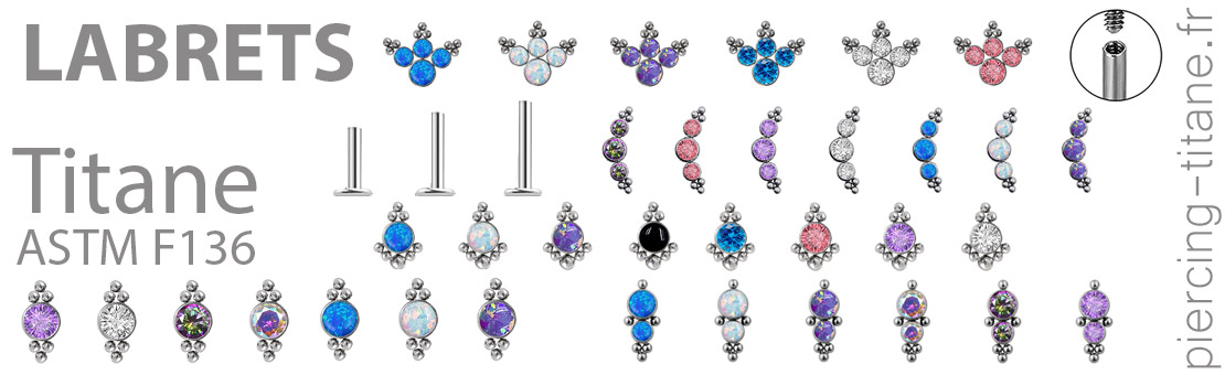 piercing labret pour professionnels